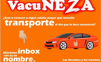 Candidato a alcalde ofrece transporte para adultos mayores que van a recibir vacuna anti-Covid en Neza