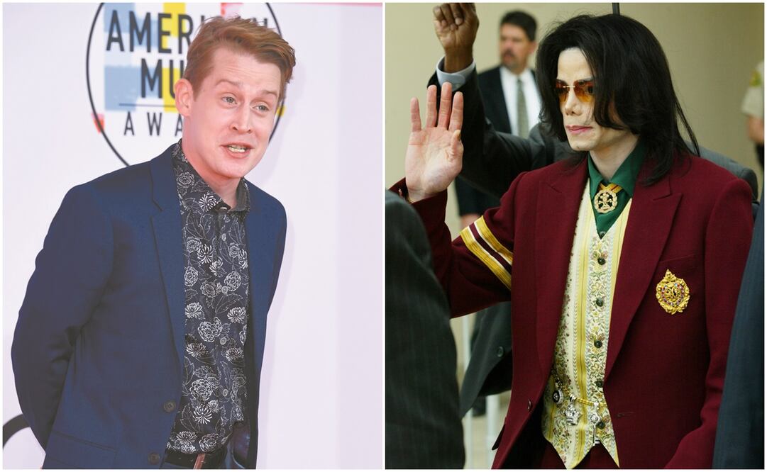 Macaulay Culkin y Michael Jackson. Fotos: Archivo