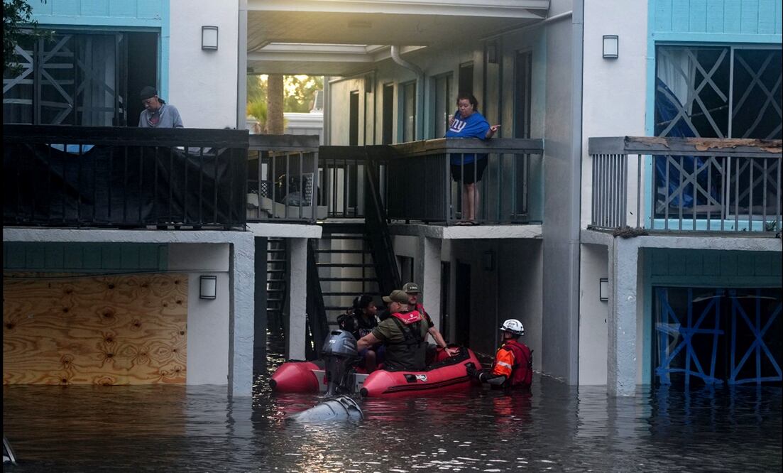 Huracán Milton Impacta en Florida, EU. Foto: AFP