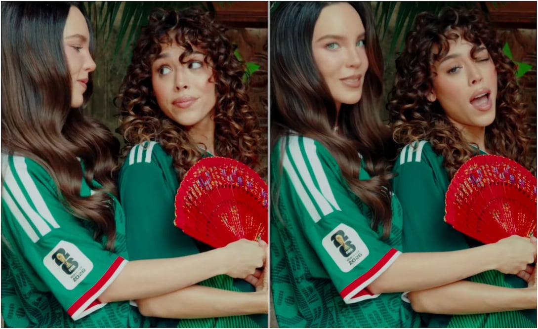 Belinda y Danna, reunidas para grabar un videclip juntas.
Fotos: Instagram, vía @danna & @belindapop