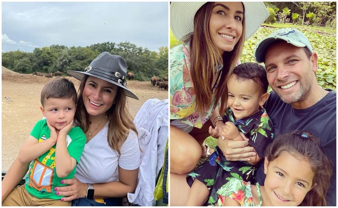 Gia Borghetti hija de Patricio Borghetti , hijo de Leticia Huijara, Noah hijo de Linet Puente. Foto: Especial