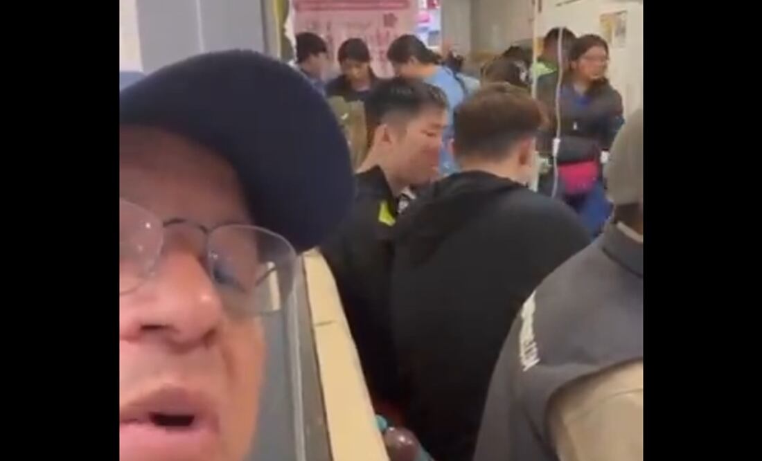 Jorge Polanco, mexicano herido, reportó que había personas mexicanas heridas de gravedad. Foto: Captura