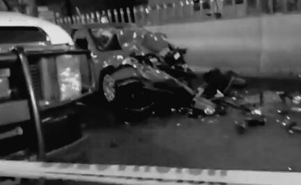 Mujer muere tras choque en Periférico Sur; hay dos lesionados