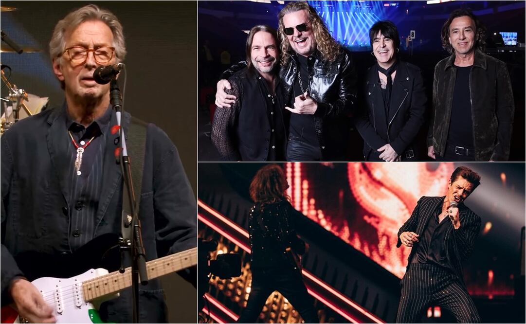 Eric Clapton, Maná y The Killers se presentarán este mes en la CDMX.
Fotos: Instagram