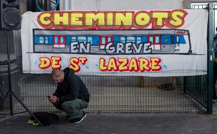 Francia enfrenta una semana de huelgas en el transporte 