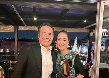 Góber Cuitláhuac, en plena fiesta por victoria de Claudia