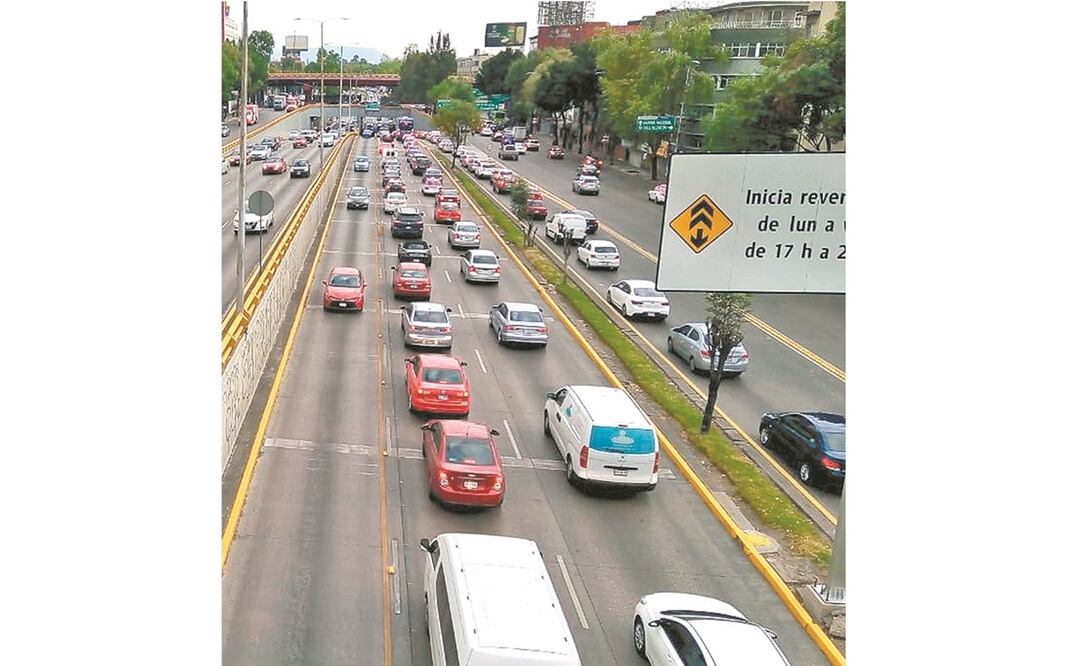 Indicador ubica a CDMX como la más problemática en tránsito. Foto: ESPECIAL