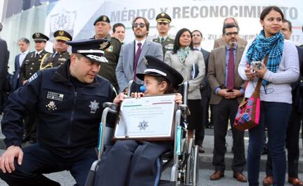 Niña de 7 años cumple sueño de ser "Policía Federal Honoraria"
