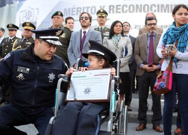Niña de 7 años cumple sueño de ser "Policía Federal Honoraria"