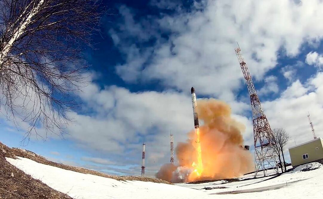 Lanzamiento de un misil intercontinental ruso en 2022. Foto: Archivo (AP)