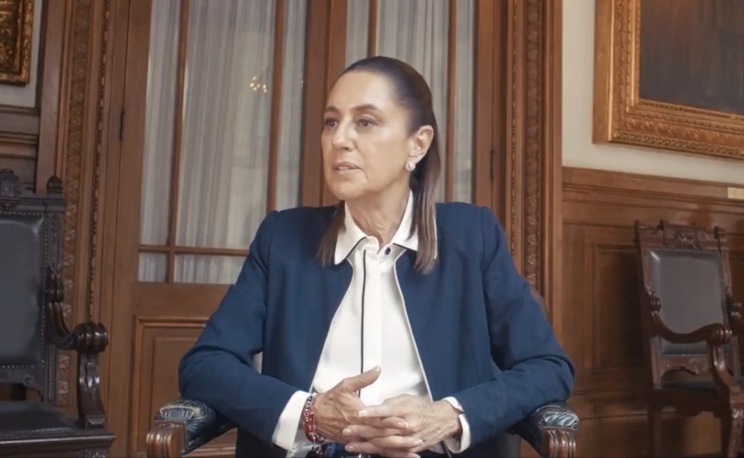 Sheinbaum estrena documental "Los primeros 365 días, la transformación avanza" a un año de gobierno (3/10/2025). Foto: Captura de pantalla