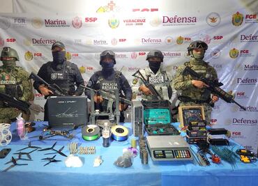 Desmantelan casa de seguridad vinculada con envío de paquetes explosivos en Veracruz; aseguran objetos y componentes