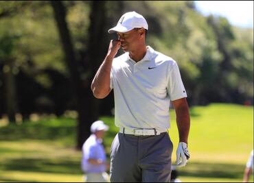 El primer día de Tiger Woods en México