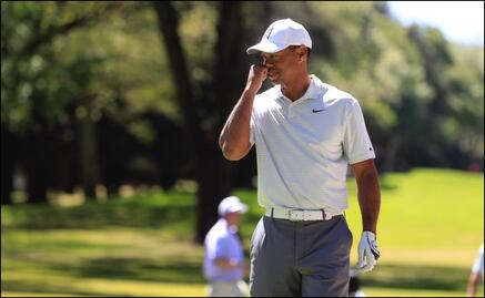 El primer día de Tiger Woods en México