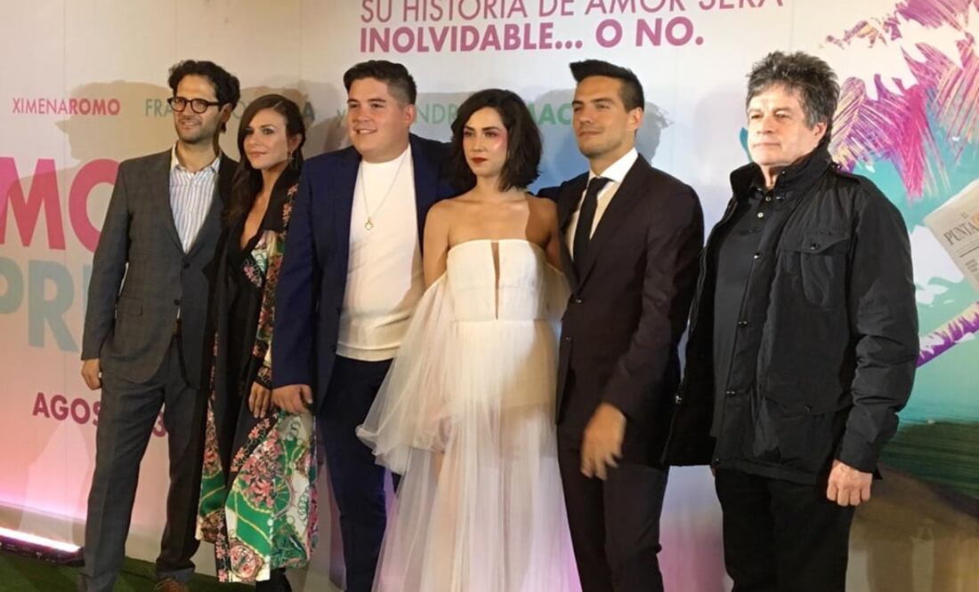 Vadhir Derbez y Ximena Romo acudieron a la Alfombra roja de "Como si fuera la primera vez"