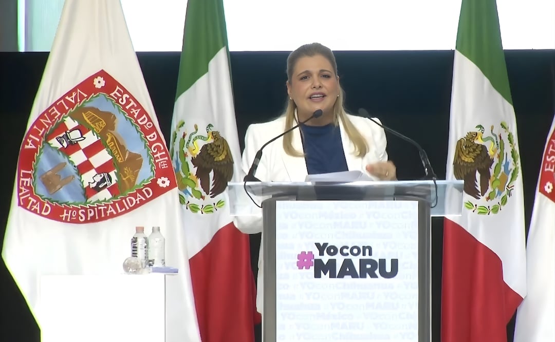 La gobernadora de Chihuahua, María Eugenia Campos Galván, afirmó este día en el evento “Yo con Maru” que se equivocó en buscar tener una buena relación con el Gobierno Federal. | Foto: Especial.