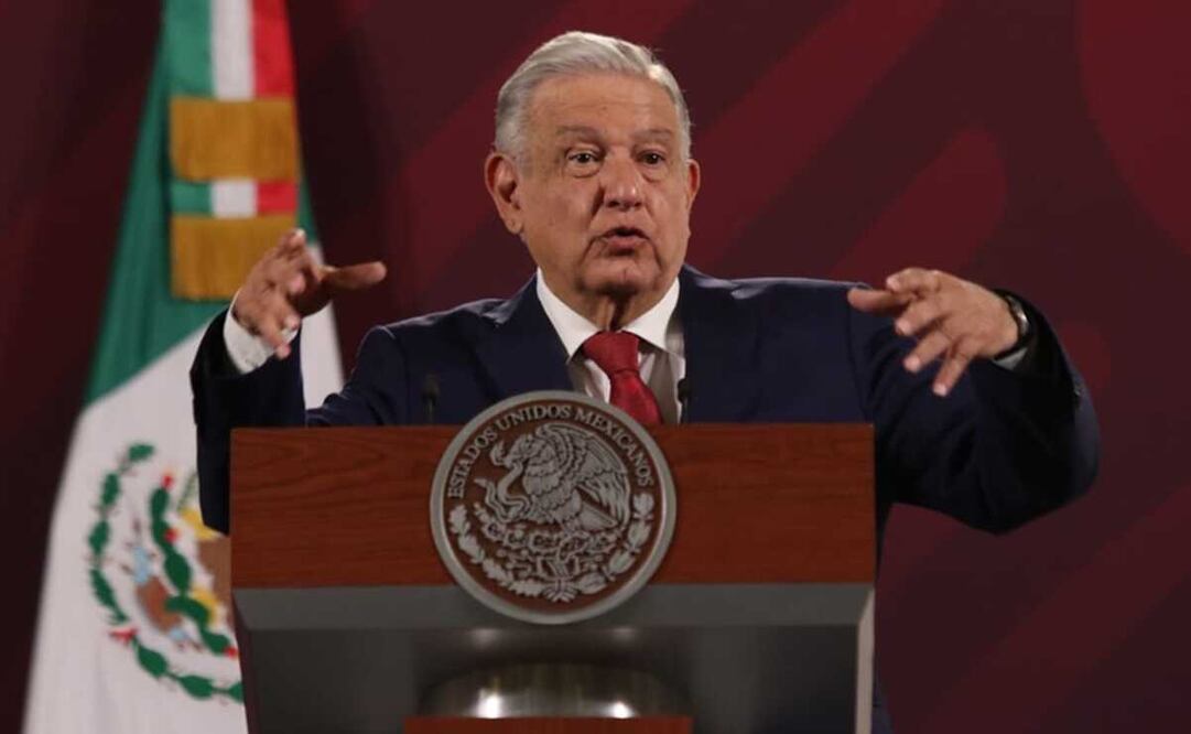 Andrés Manuel López Obrador en conferencia de prensa matutina. Foto: Carlos Mejía / EL UNIVERSAL
