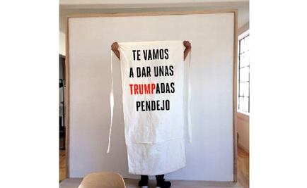 Arte quiebra el discurso de Donald Trump