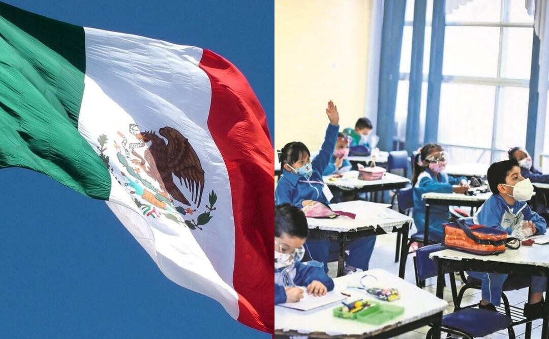 ¿Habrá clases el 24 de febrero por el Día de la Bandera en México? Esto se sabe. Foto: Archivo / EL UNIVERSAL
