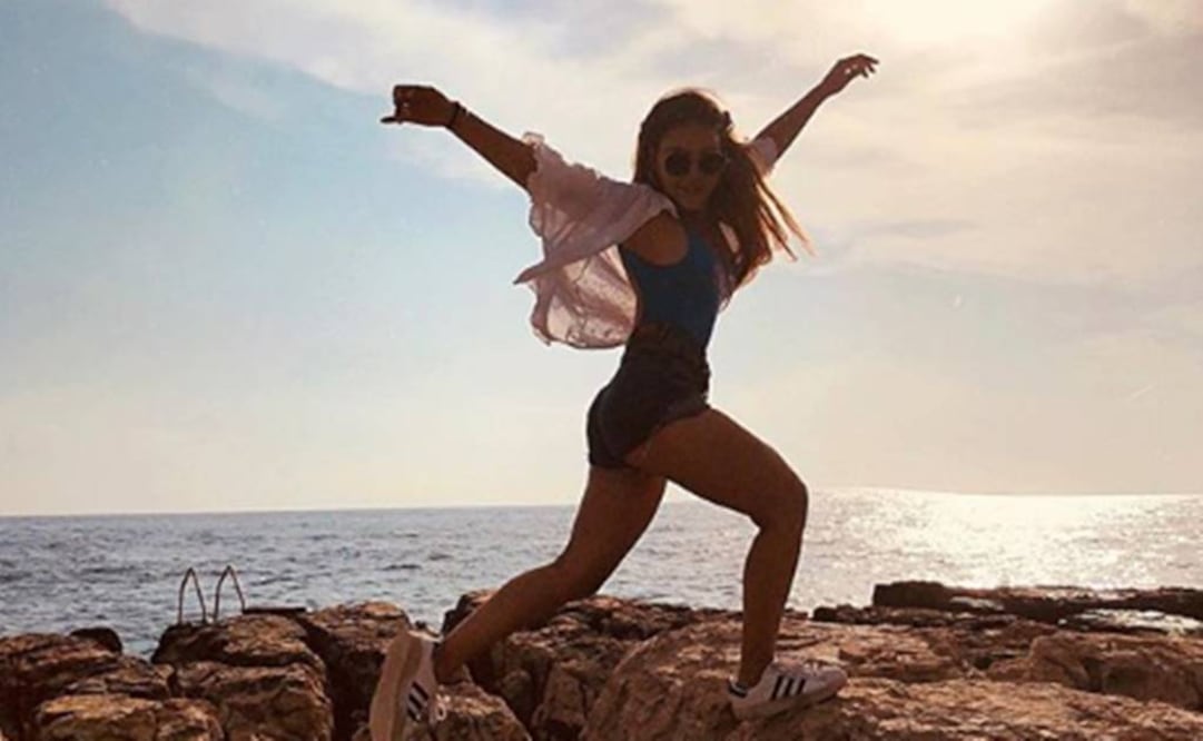 Danna Paola ha lucido su lado sexy desde Croacia Foto: Instagram