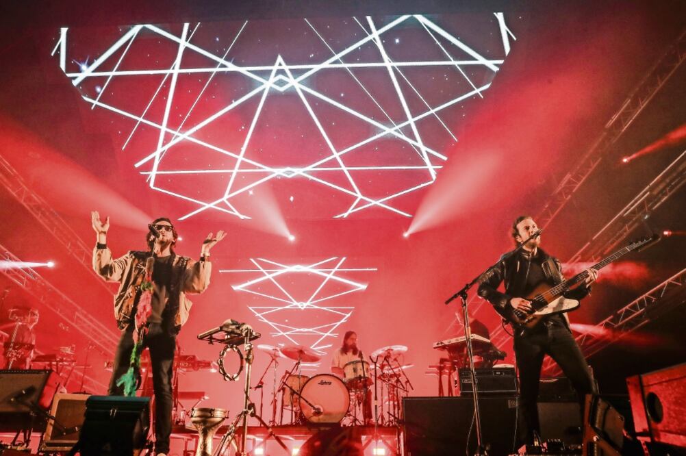 La banda presentó temas de Aztlán, su más reciente disco. ( Juan Carlos Reyes. El Universal )