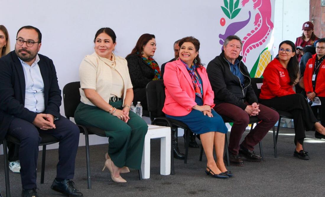 Clara Brugada anuncia nuevos proyectos en la colonia Agrícola Pantitlán, de la alcaldía Iztacalco (29/01/2025). Foto: Especial