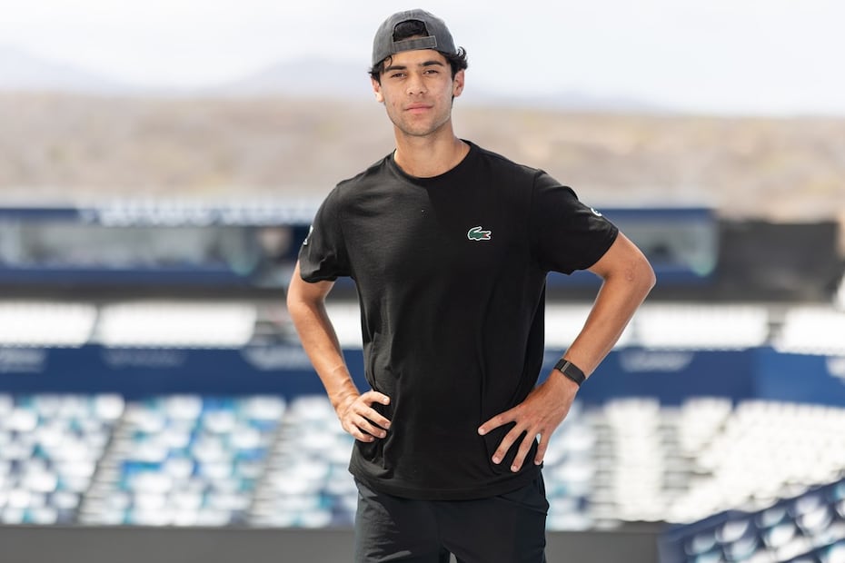 Rodrigo Pacheco en el Abierto de Los Cabos - Foto: Mifel Tennis Open by Telcel Oppo