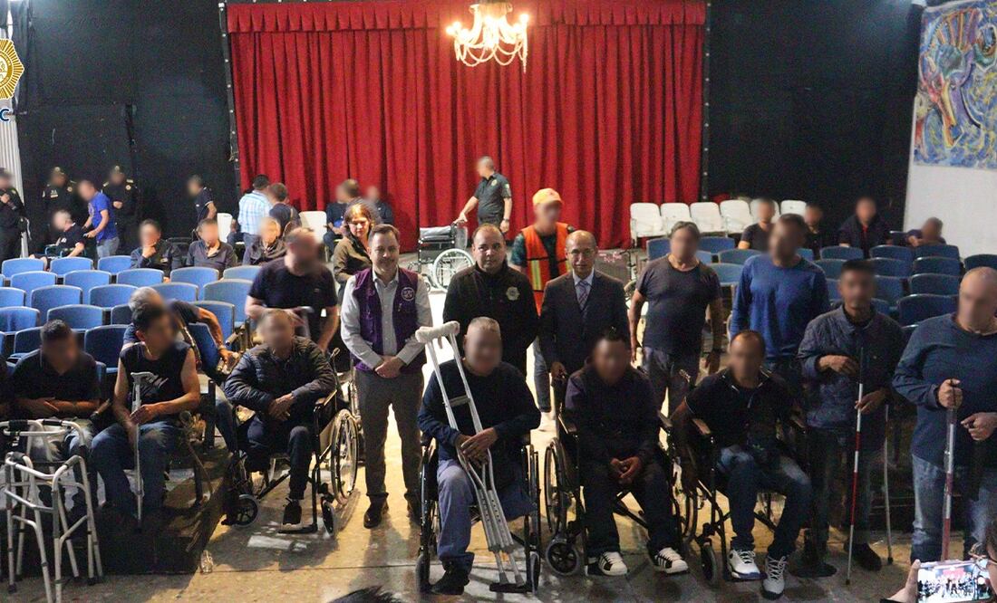 Las sillas de ruedas, muletas, bastones, andaderas, pants, sudaderas, tenis y colchonetas fueron entregados a adultos mayores, personas con problemas de movilidad y discapacidad que están en algún Centro Penitenciario. (Foto: especial)