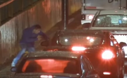 Cámaras de la CDMX graban robos en Circuito Interior