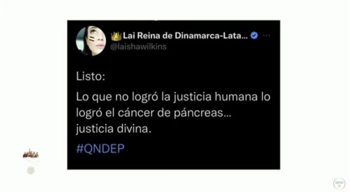 Laisha Wilkins reacciona tras haber sido exhibida por AMLO en la mañanera por mensaje sobre Gertz Manero
