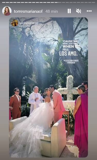 Mariana Torres celebra su boda rodeada de amor y amigos 