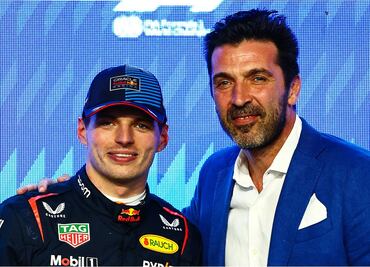 Max Verstappen y Gianluigi Buffon viven emotivo momento previo al GP de Arabia Saudita