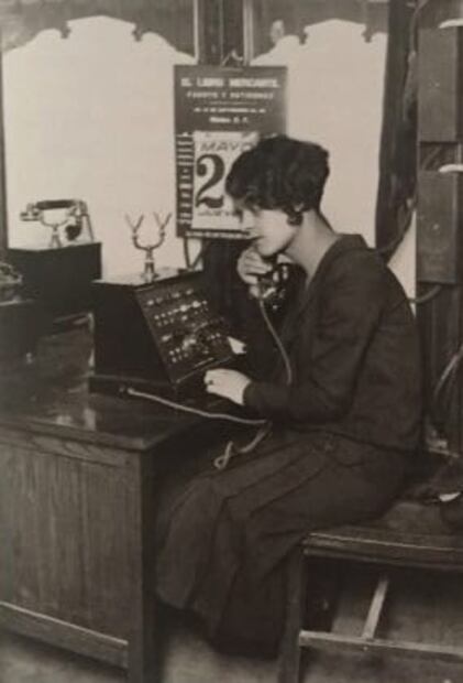 Las primeras llamadas telefónicas en la capital 