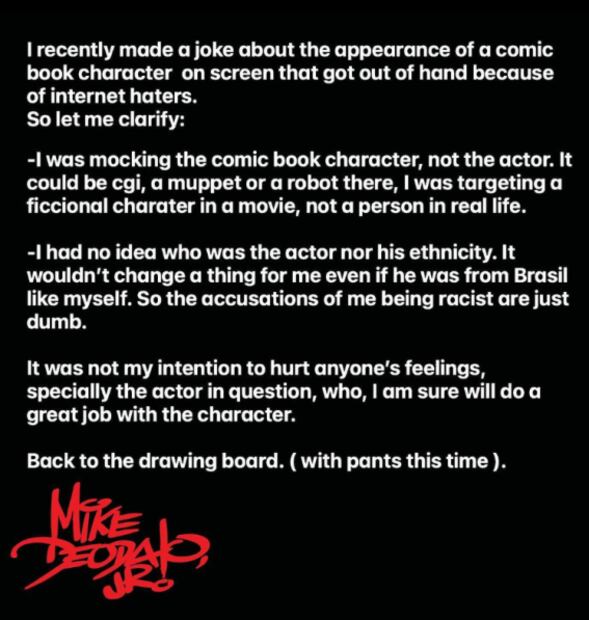 "Black Panther": Usuarios en Twitter arrementen contra ilustrador que criticó a Tenoch Huerta por su físico 