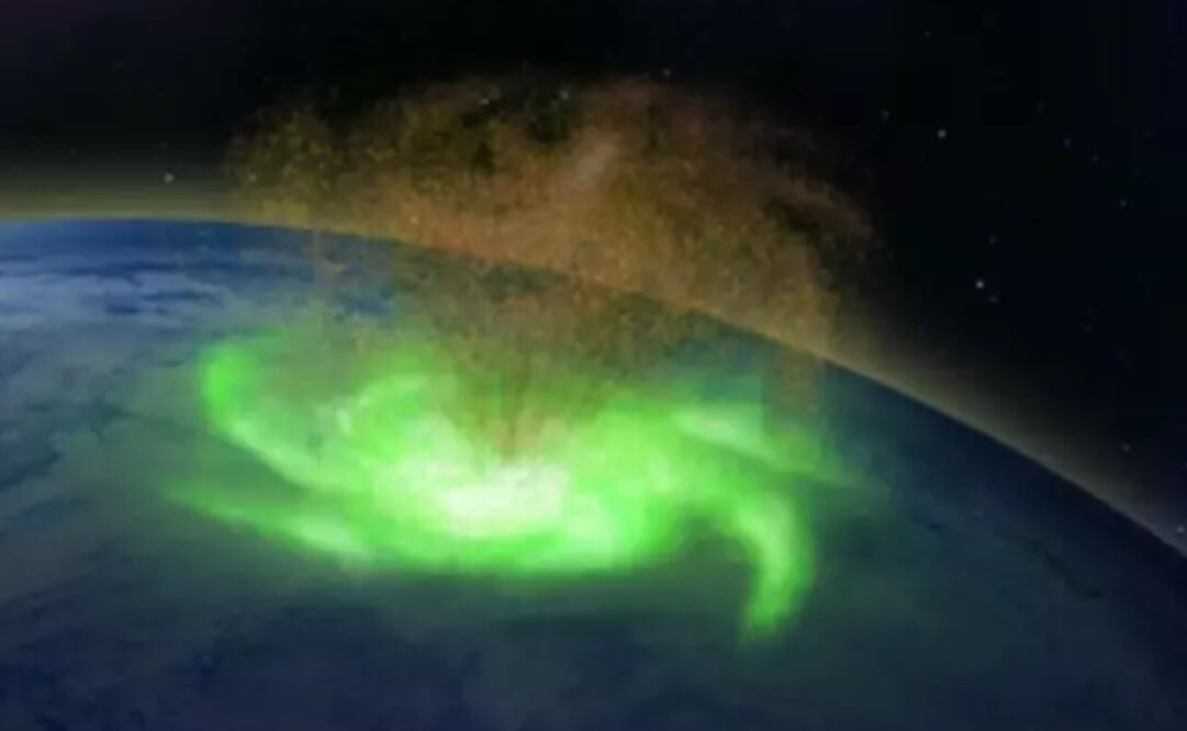 Esquema del huracán espacial. Foto: ZHANG QINGHE vía Europa Press