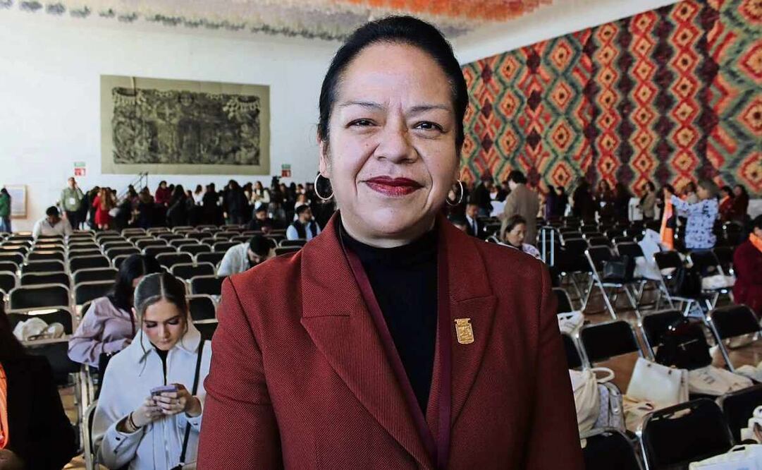 Jeovana Alcántara, presidenta de Hidalgo, Mich., llamó a las niñas a no permitir que minimicen sus capacidades. Foto: Sharon Mercado / EL UNIVERSAL