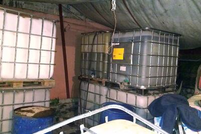 Caen dos con 4,520 litros de gasolina en la GAM