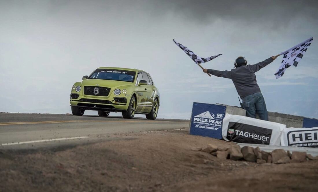 Bentley Bentayga la SUV más rápida de Pikes Peak