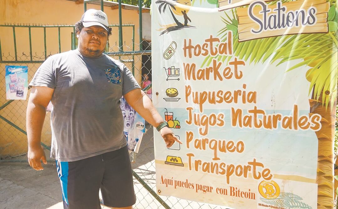 Adopción del bitcoin en El Salvador. Foto: ALEXANDER PEÑA. XINHUA