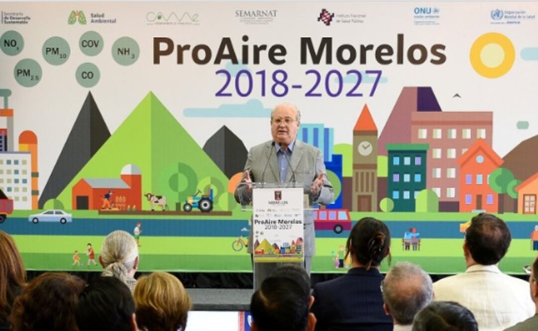 ProAire está contemplado para los siguientes 10 años y aborda aspectos como el físico, socioeconómicos y de movilidad. Foto: Gobierno de Morelos