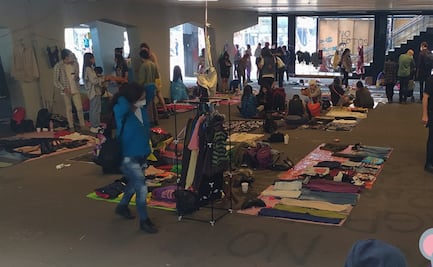 Despliegan operativo de seguridad en Glorieta de los Insurgentes tras choque entre comerciantes 