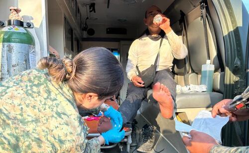 Encuentran con vida a Juan Díaz, ingeniero de N+ desaparecido al operar un dron cerca de la mina Santa Fe en Sinaloa (03/04/2026). Foto: Especial