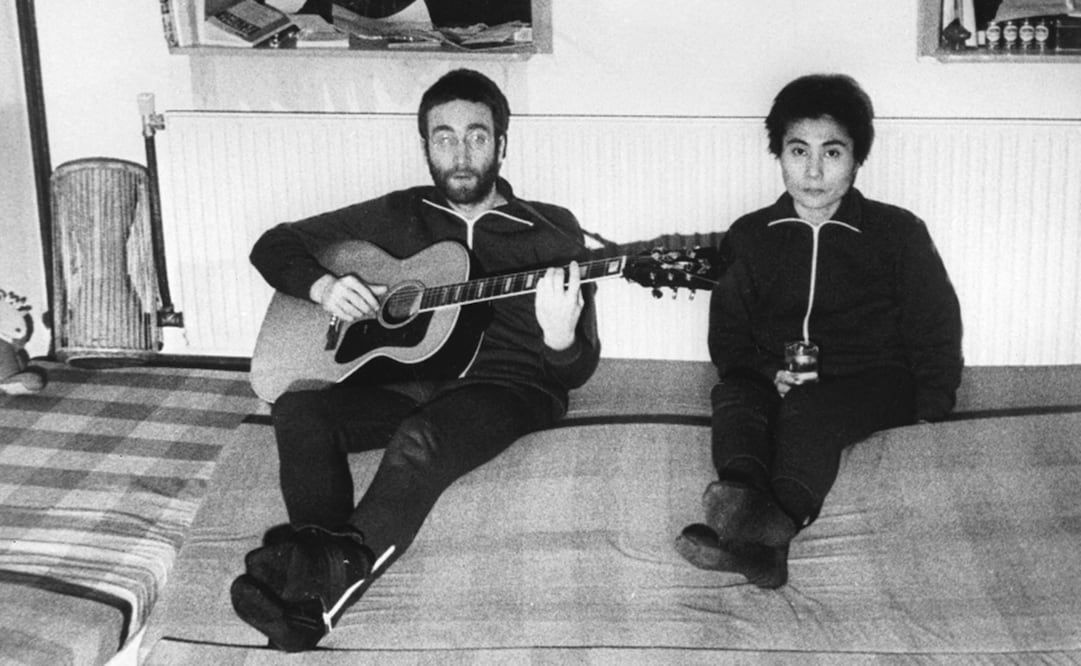 John Lennon y Yoko Ono. Foto: AFP