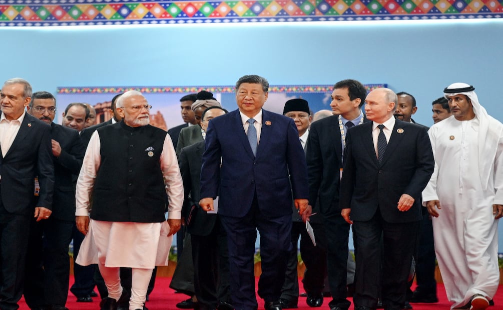 El foro de los BRICS se creó en 2009 para reunir a las principales economías emergentes -Brasil, Rusia, India y Chin. Foto: AP/Kristina Solovyova, Sputnik