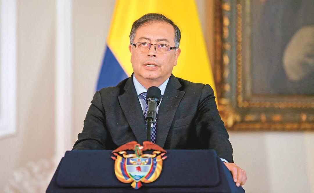El presidente de Colombia, Gustavo Petro, ayer en Bogotá. Su país estuvo entre los objetivos de Guacamaya. Foto: Luisa Gonzalez/ AFP.