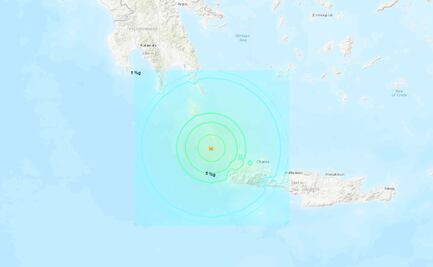 Terremoto de 6.0 grados de magnitud sacude las costas de Grecia