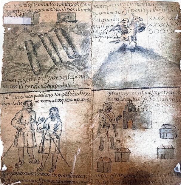 Facsimilares de obras de manufactura indígena del periodo novohispano. Foto: Germán Espinosa / EL UNIVERSAL