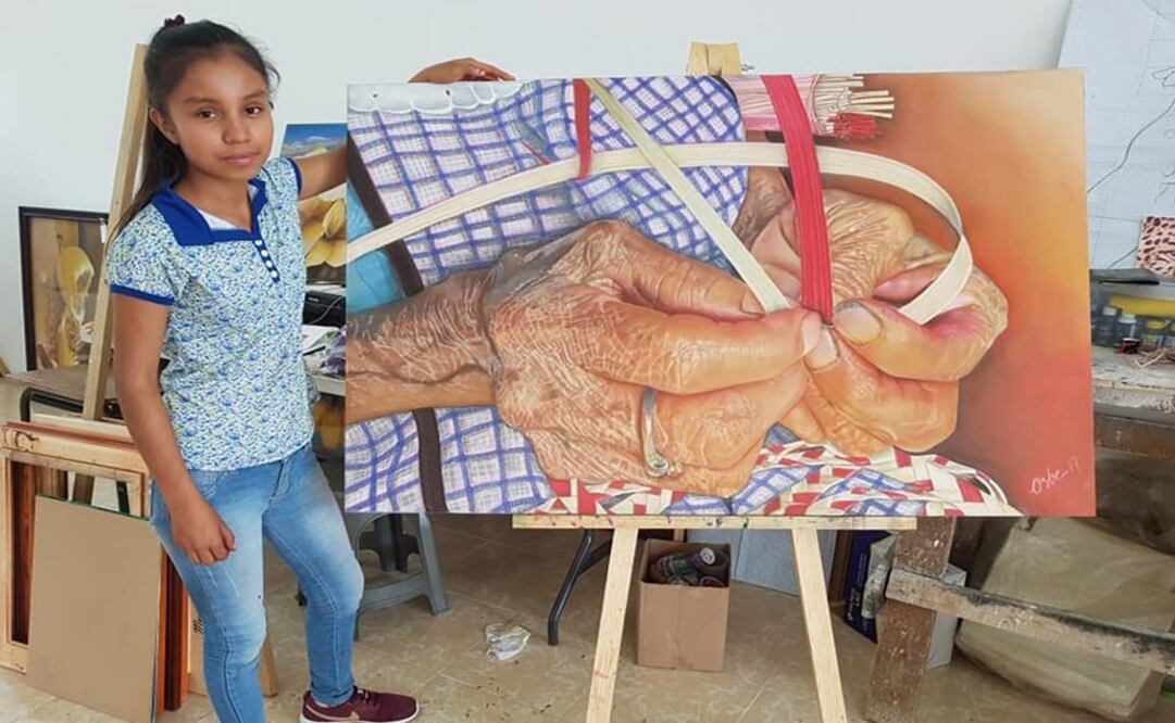 Osbelit García has focused on hyperrealistic paintings – Photo: Taken from Colectivo 43 Artes’s Facebook account