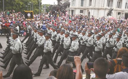 Guardia Nacional luce y protagoniza el desfile
