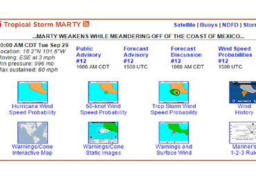 Marty downgraded to tropical storm off Mexico